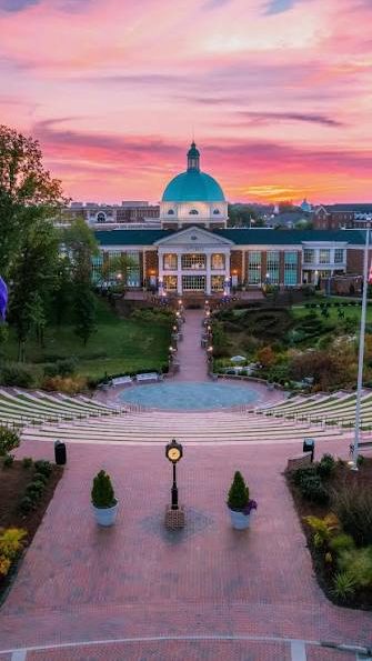 HPU campus at sunrise